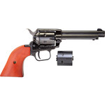 Heritage Manufacturing Heritage Mfg Rough Rider 22 LR 22 WMR 6 Shot, 4.75" Black Steel Barrel, Black Zinc Alloy Frame, Black Cylinder, Cocobolo Grip, Hammer/Thumb Safety, Exposed Hammer