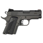 Rock Island Armory Rock Island BBR Compact 9mm Luger 10+1., 3.10" Black Steel Barrel, Black Parkerized Serrated Steel Slide, Black Parkerized Steel Frame w/Beavertail, Black G10 Grip
