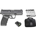 Springfield Armory Springfield Armory Hellcat Pro OSP Gear Up 25 Package 9mm Luger 17+1 3.70" Black Melonite Steel Barrel & Optic Ready/Serrated Steel Slide, Black Polymer Frame w/Picatinny Rail, Crimson Trace CTS-1500 Red Dot, 5 Mags & Bag