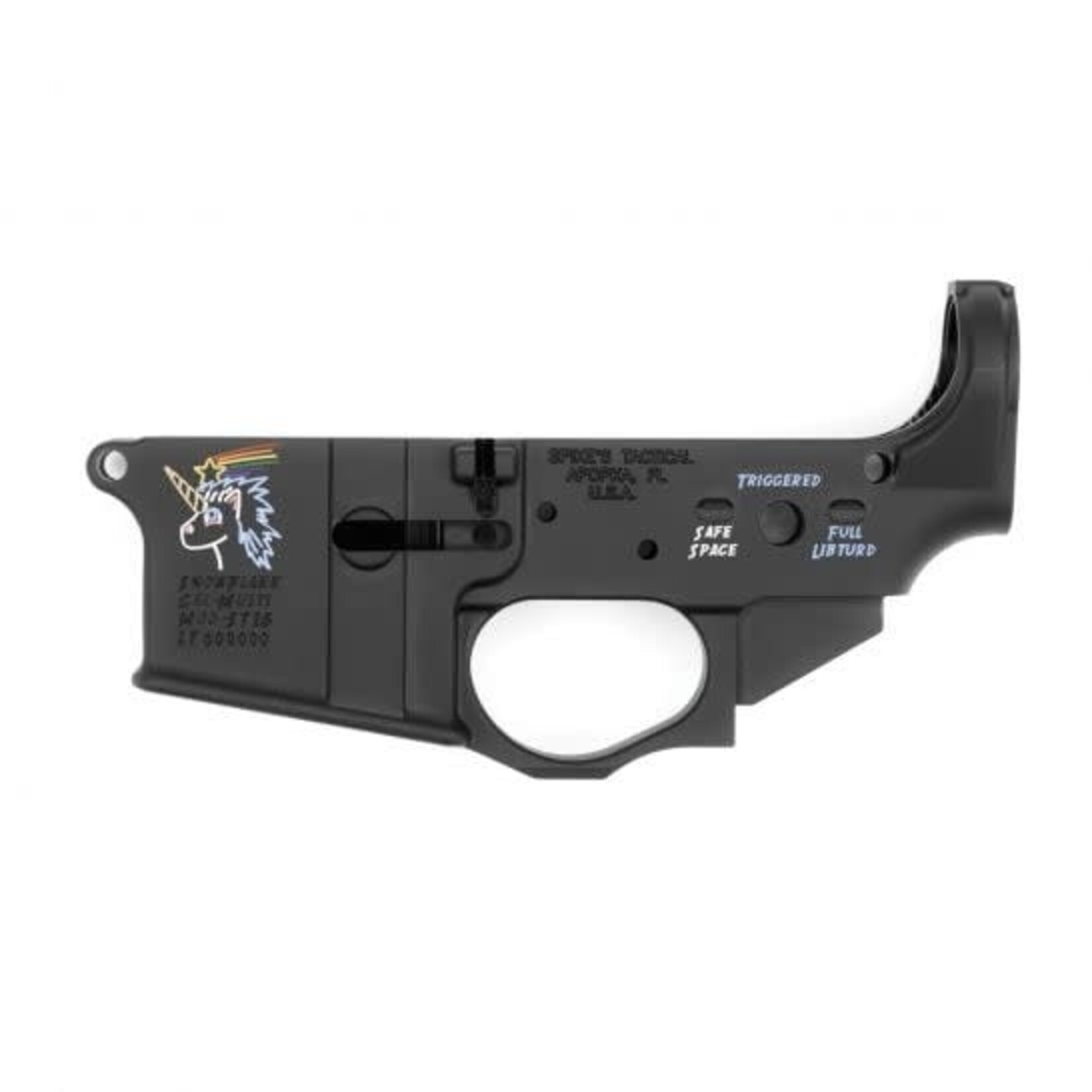 Spikes Tactical Spike's Tactical Lower Receiver Stripped w/Snowflake Logo Limited Edition - Color Filled