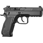 CZ CZ-USA Shadow 2 Carry Carry Frame 9mm Luger 15+1 4" Black Steel Barrel, Black Serrated Slide, Black Aluminum Frame w/Beavertail & Picatinny Rail, Black Duralumin Grip