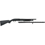 Mossberg Maverick Arms 88 Combo 12 Gauge 5+1, 3" 18.5" Blued Barrel w/Cylinder Bore & 28" Blued Vent Rib Barrel w/Modified Choke Tube, Dual Extractors, Anti-Jam Elevator, Synthetic Stock, 14.5" Fixed LOP, Cross-Bolt Safety