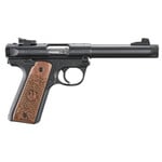Ruger Ruger Mark IV 22/45 Collector's Series 22 LR 10+1 5.50" Blued Threaded Bull Barrel, Blued Ally Steel Receiver, Blued Polymer Frame w/Engraved American Walnut Grip