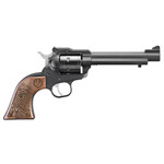 Ruger Ruger Super Wrangler Collector's Series 22 LR/22 WMR 6 Shot 5.50" Black Cerakote Barrel, Black Cerakote Steel Frame, Black Cerakote Cylinder, Engraved American Walnut Grip, Transfer Bar Safety, Exposed Hammer