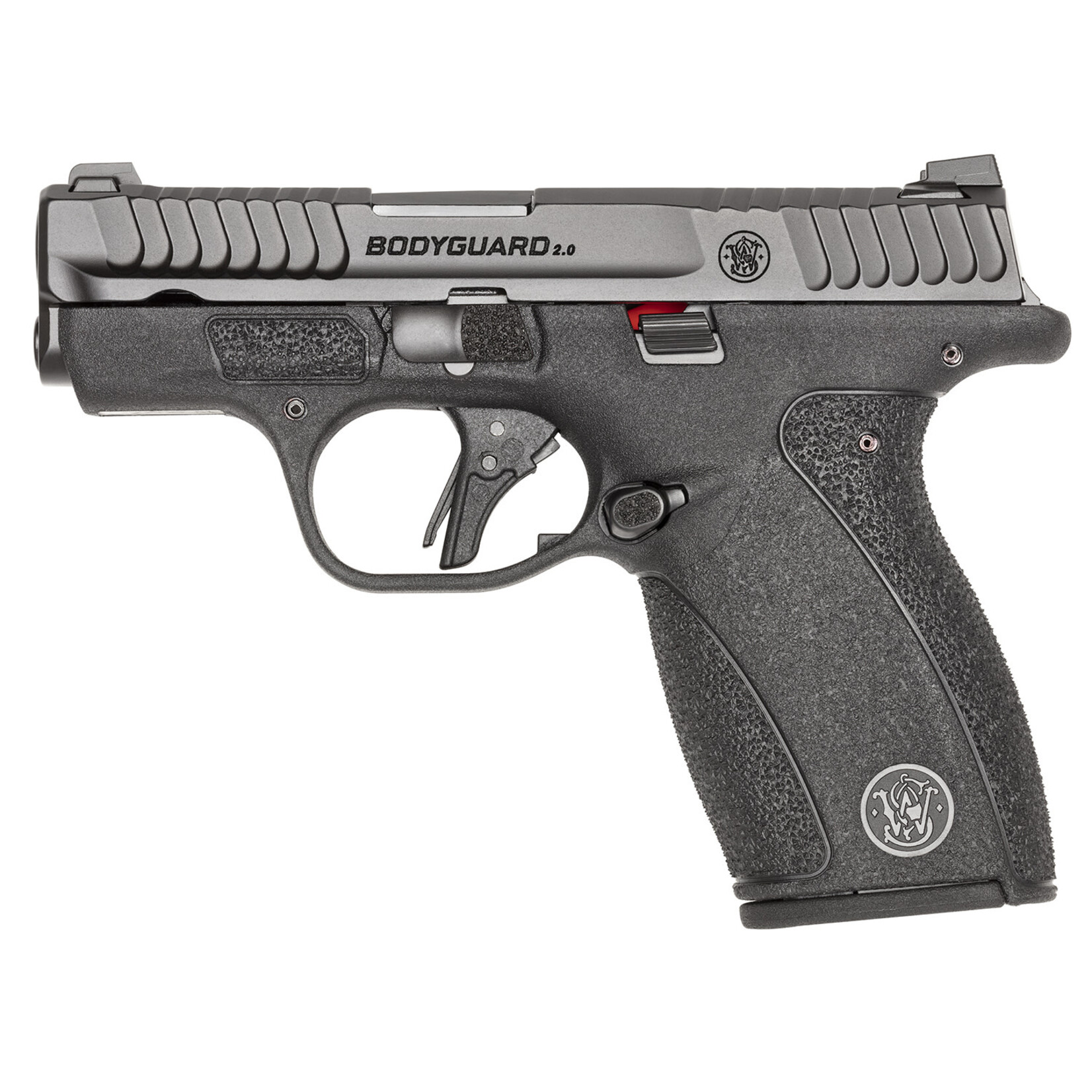 Smith & Wesson Smith & Wesson Bodyguard 2.0 Micro Frame 380 ACP 12+1 2.75" Black Armornite Stainless Steel Barrel, Black Armornite Serrated Stainless Steel Slide, Black Polymer Frame, Textured Grip