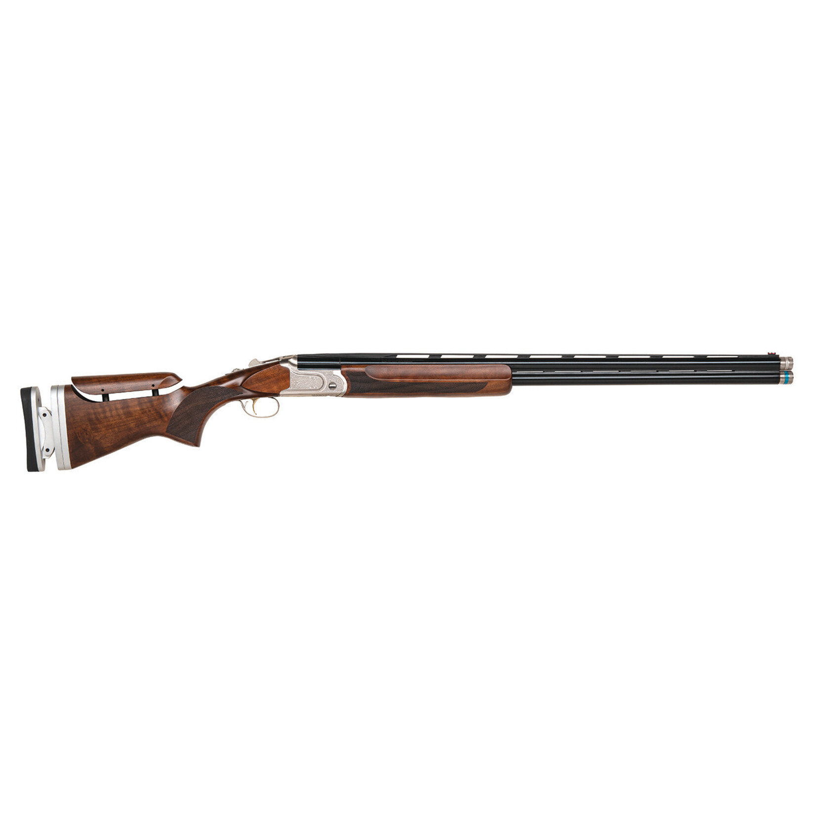 Mossberg Mossberg Intl Gold Reserve Super Sport Full Size 12 Gauge Break Open 3" 2rd 30" Blue Polished Over/Under Vent Rib Barrel, Silver Polished Stainless Steel Engraved Receiver, Adjustable Black Walnut Stock, Right Hand
