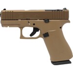 GLOCK Glock 43X MOS 3.41" 9mm 10rd Pistol, Coyote