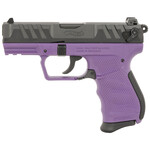 Walther Walther Arms PD380 Carry Frame 380 ACP 9+1 3.70" Black Stainless Steel Barrel, Purple Polymer Frame w/Picatinny Rail, Textured Wraparound Grip