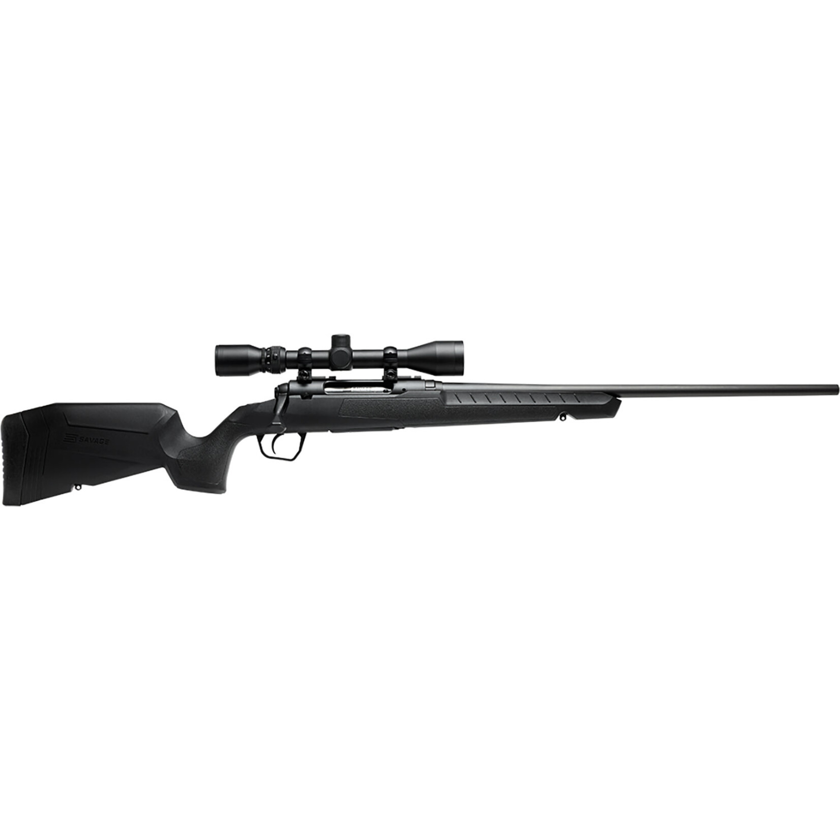 Savage Savage Arms Axis XP Combo 223 Rem 4+1 22" Matte Black Button Rifled Barrel, Matte Black Drilled & Tapped Carbon Steel Receiver, Fixed Sporter Black Synthetic Stock, Weaver 3-9x40mm, Right Hand