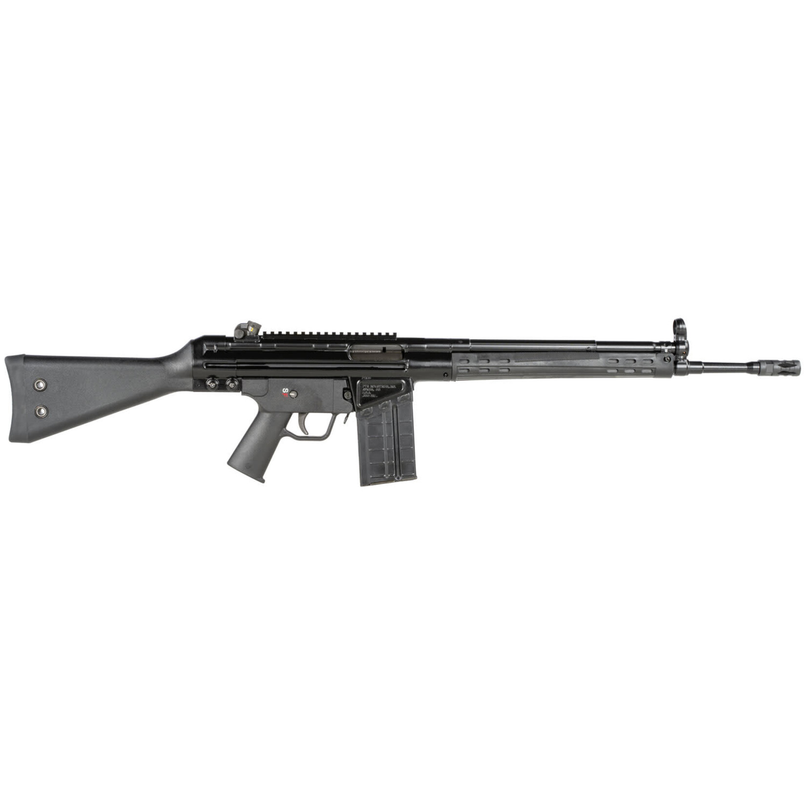 PTR PTR 109 A3S 308 Win/7.62x51mm NATO 20+1 18" Threaded Heat Treated Barrel, 7.5" Steel Picatinny Rail, Polymer Slim Line Handguard, Includes 1 Magazine, Trigger Cable Lock, Polymer Rifle Case w/Foam Insert