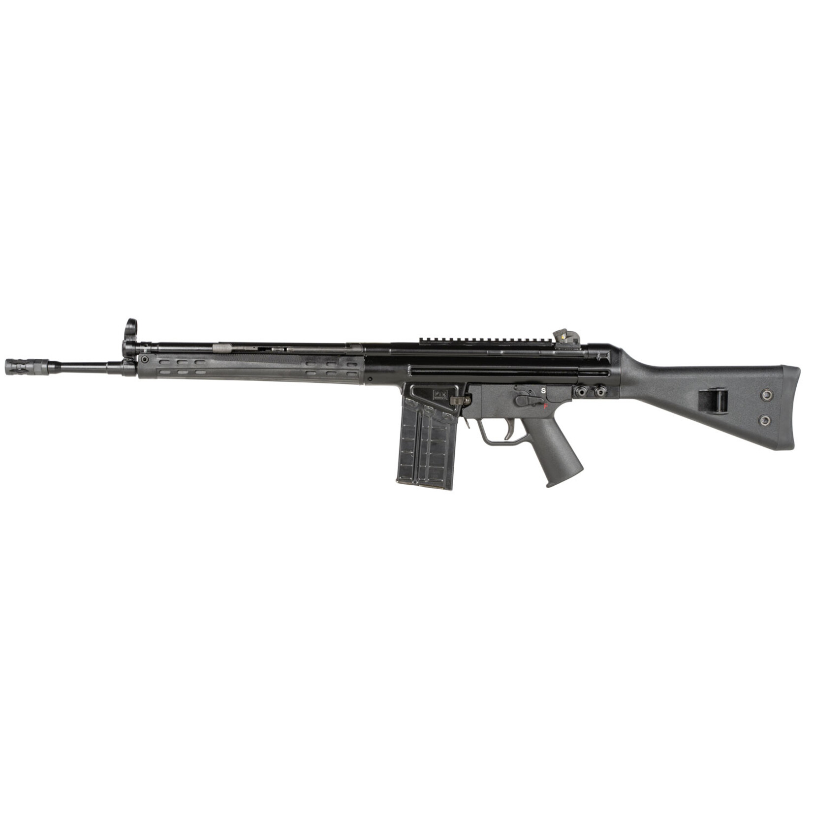 PTR PTR 109 A3S 308 Win/7.62x51mm NATO 20+1 18" Threaded Heat Treated Barrel, 7.5" Steel Picatinny Rail, Polymer Slim Line Handguard, Includes 1 Magazine, Trigger Cable Lock, Polymer Rifle Case w/Foam Insert