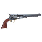 Cimarron Firearms Cimarron 1860 Army .44 Cal 6 Shot, 8" Blued Round Steel Barrel, Blued Engraved/Fluted Cylinder, Color Case Hardened Steel Frame, Smooth Walnut Grip, Exposed Hammer