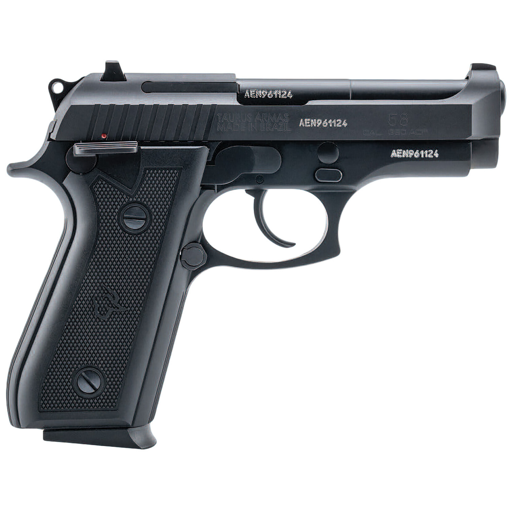 Taurus Taurus 58 380 ACP 15+1 4" Matte Black Stainless Steel Barrel, Matte Black Serrated Alloy Steel Slide, Matte Black Aluminum Frame w/Beavertail, Black Polymer Grip
