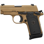 SIG SAUER Sig Sauer P238 Micro-Compact Emperor Scorpion 380 ACP 2.70" 6+1 & 7+1 Flat Dark Earth Hardcoat Anodized Flat Dark Earth Nitron Stainless Steel Black Hogue G10 Piranha Grip