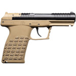 KEL-TEC Kel-Tec PR57 Compact Frame 5.7x28mm 20+1 4" Black Steel Barrel, Tan Optic Ready/Serrated Slide, Tan Textured Grip