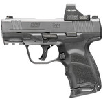 HK HK CC9 9mm Luger 10+1/12+1 3.32" Black Polygonal Rifled Barrel, Optic Ready RMSc/407k Footprint/Serrated Steel Slide, Polymer Frame w/Picatinny Rail, Black Interchangeable Backstrap Grip