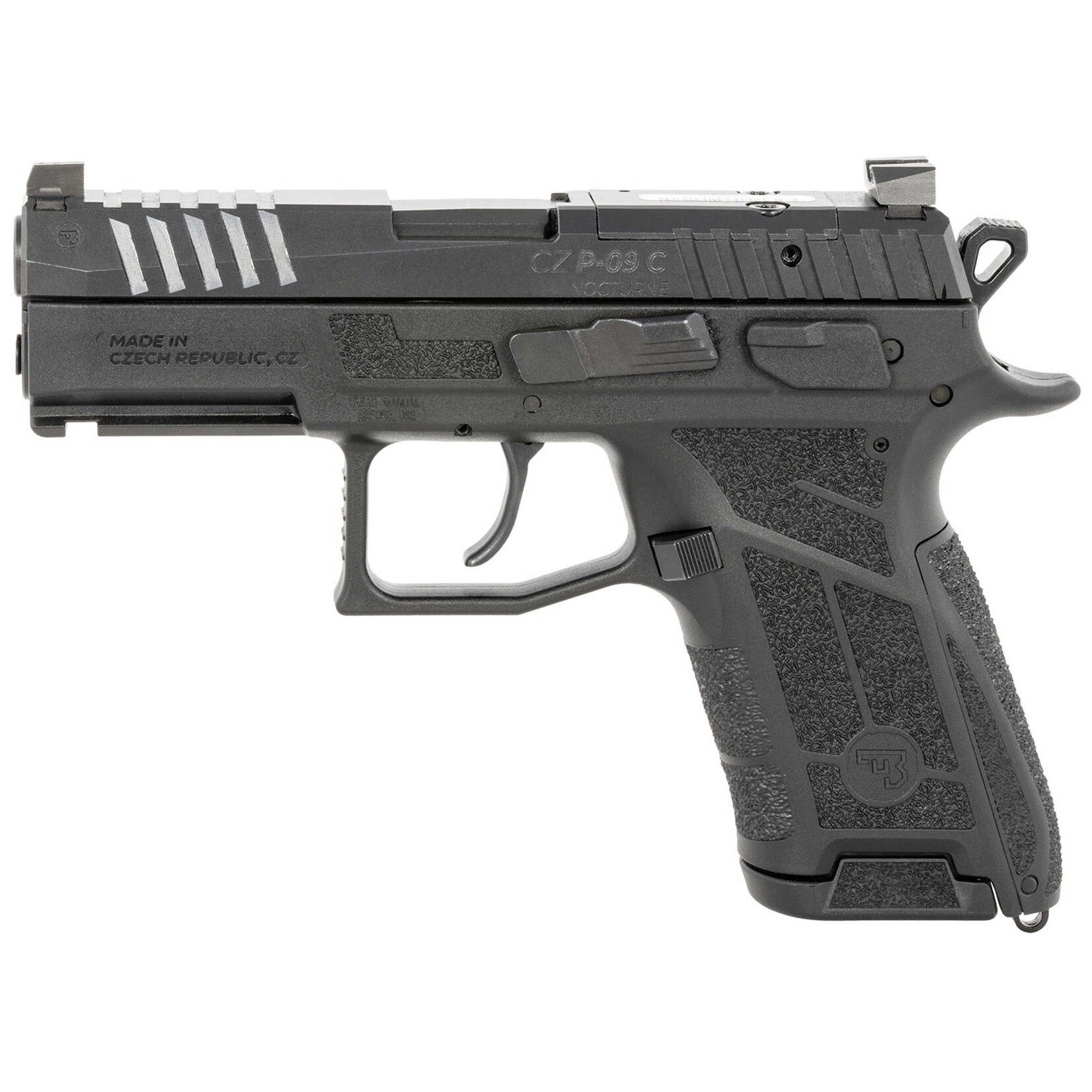 CZ CZ-USA P-09 C Nocturne Luminescent Optic Ready 9mm 15+1 3.74" Black