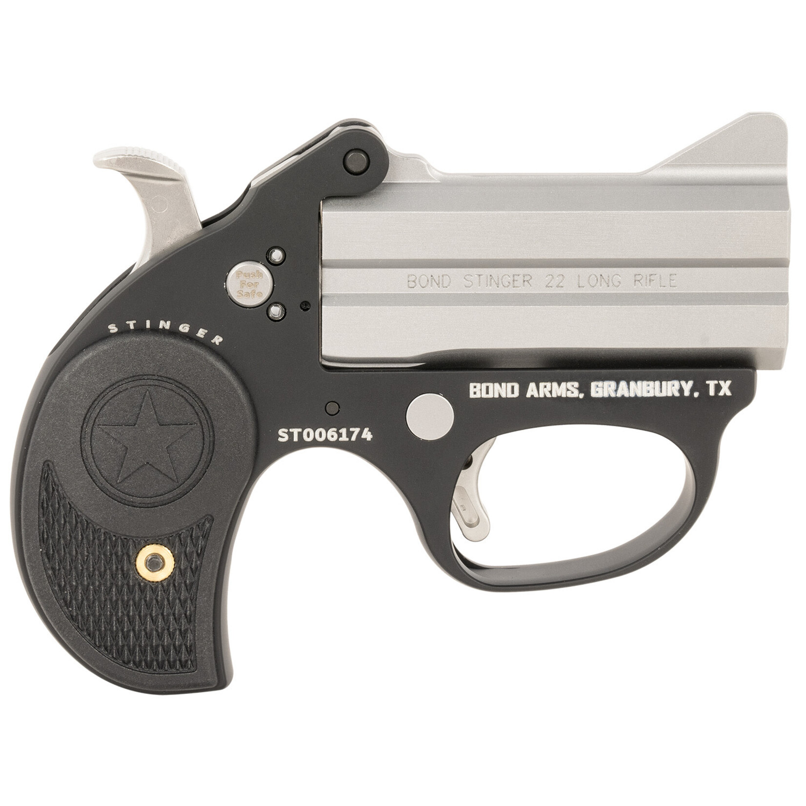 Bond Arms Bond Arms Stinger 22 LR 2rd, 3" Double Stainless Steel Barrel