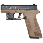 Diamondback Diamondback AM2 w/Laser Sub-Compact Frame 9mm Luger 17+1 3.50" Stainless Steel Barrel, Black Nitride Serrated Stainless Steel Slide, Flat Dark Earth Polymer Frame w/Picatinny Rail, FDE Polymer Grip, Viridian Laser, Right Hand