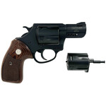 Charter Arms Charter Arms Double Dog Large 9mm Luger/357 Mag/38 Special 5 Shot 2.20" Overall Black Passivate Stainless Steel Ported Barrel, Cylinder & Frame, Walnut Grip, Exposed Hammer