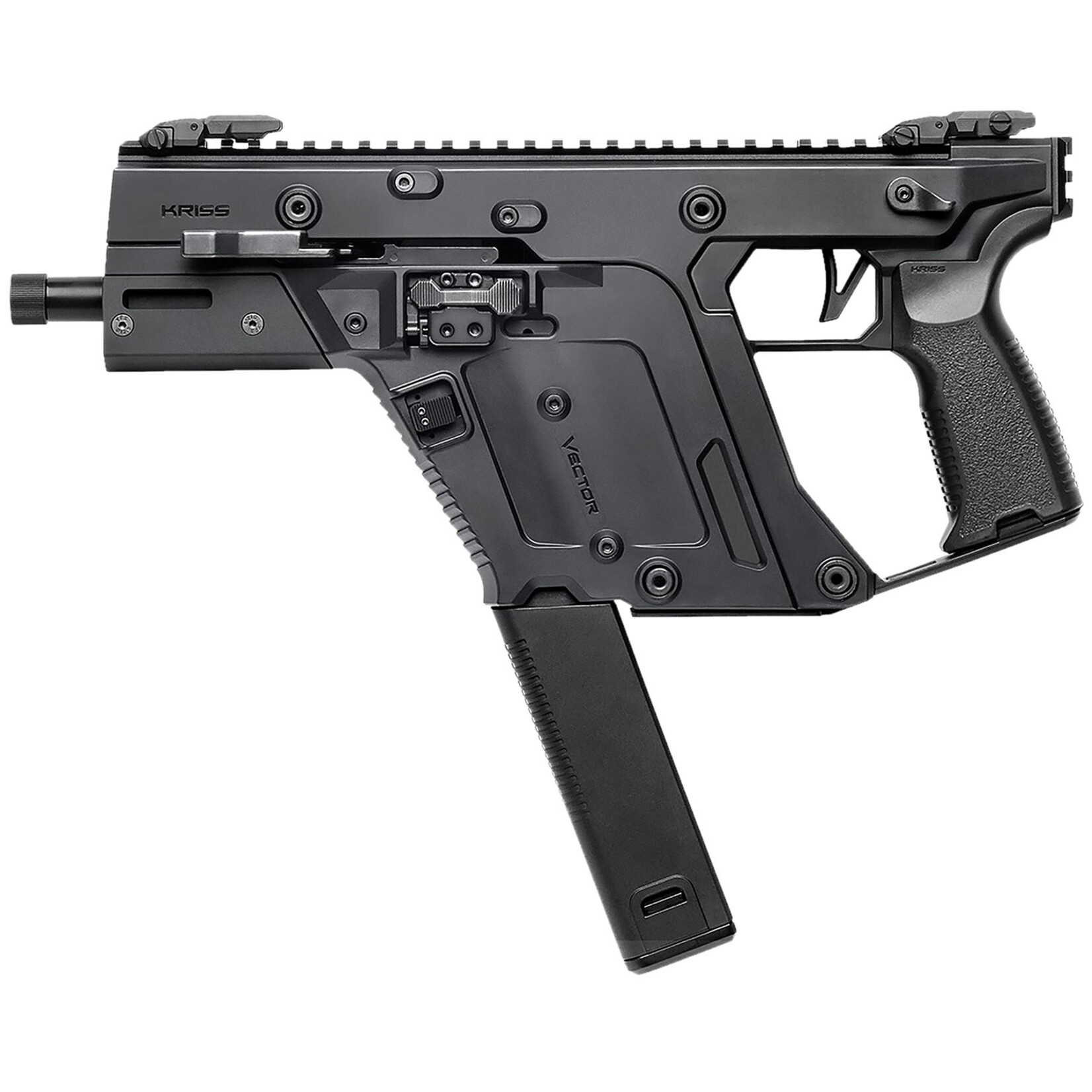 Kriss USA Kriss USA Vector SDP Gen3 9mm Luger 40+1 5.50" Black Nitride Threaded Barrel, M-LOK Handguard, Black Receiver w/Picatinny Rail, Rear Picatinny Rail, Black Polymer Grip, Ambidextrous, Glock Mag Compatible
