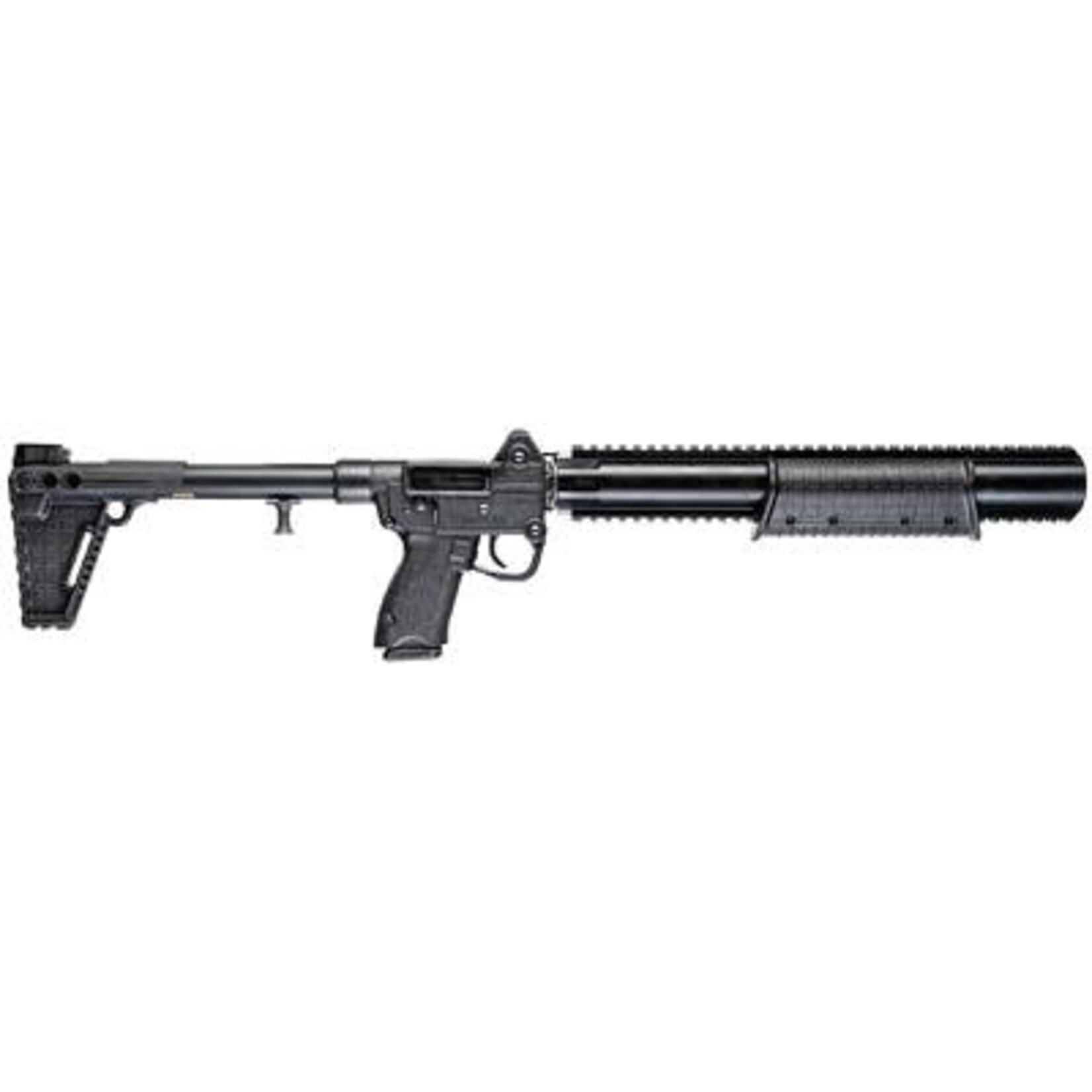 KEL-TEC Kel-Tec SUB CQB 9mm Luger 10+1 16" Black Rotating Barrel Shroud, Black Receiver w/Picatinny, Picatinny Rail Forend, M-LOK Handguard, Folding Black Polymer Stock, Black Polymer Grip