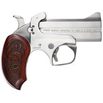 Bond Arms Bond Arms Snakeslayer Original Derringer Single 357 Magnum 2rd 3.50" Barrel, Stainless Metal Finish, Blade Front/Fixed Rear Sights, Extended Rosewood Grip, Removeable Trigger Guard, Manual Safety