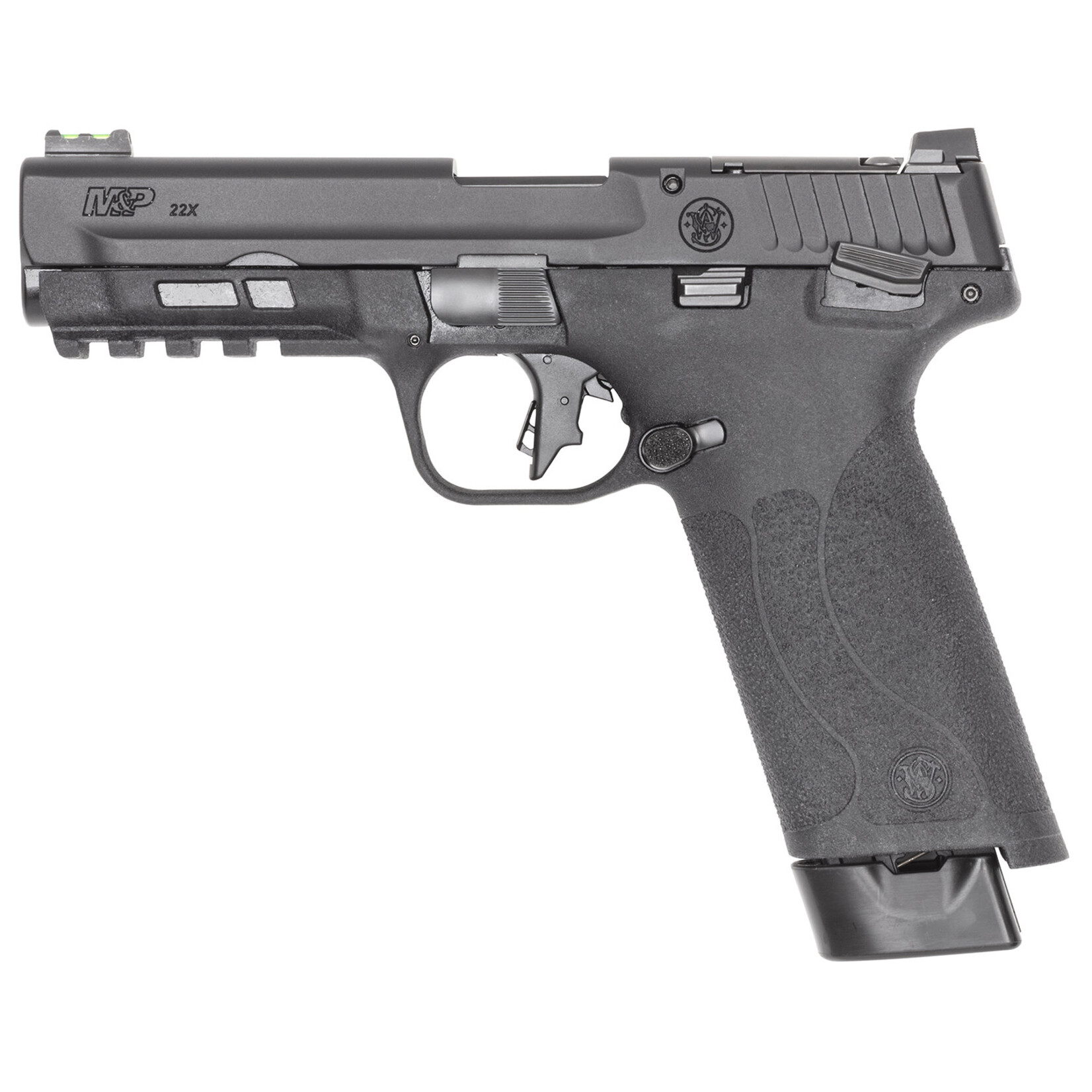 Smith & Wesson Smith & Wesson M&P 22x Full Size Frame 22 LR 20+1 4.10" Black Armornite Threaded Barrel, Black Armornite Optic Cut/Serrated Slide, Black Polymer Frame w/Picatinny Rail, Textured Grip