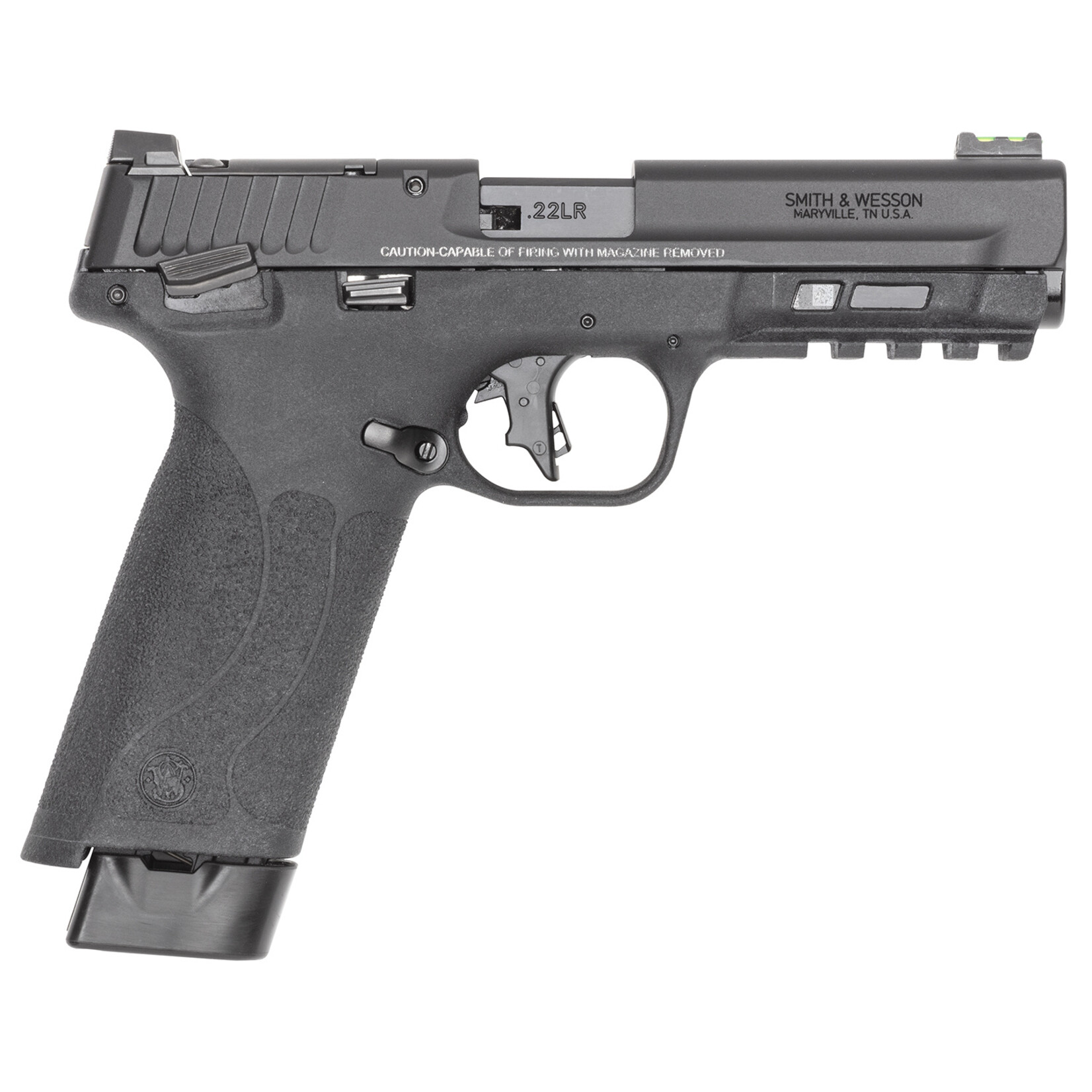 Smith & Wesson Smith & Wesson M&P 22x Full Size Frame 22 LR 20+1 4.10" Black Armornite Threaded Barrel, Black Armornite Optic Cut/Serrated Slide, Black Polymer Frame w/Picatinny Rail, Textured Grip