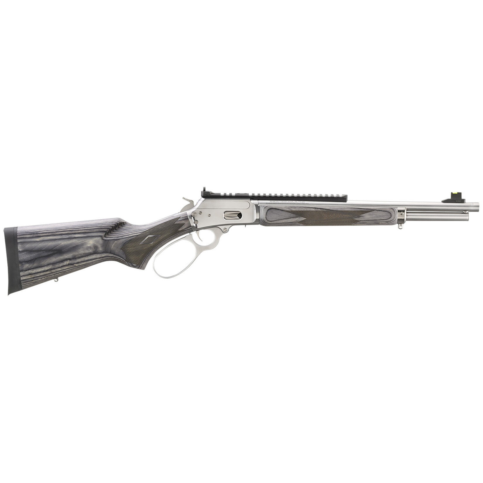 Marlin Marlin 1894 SBL 357 Mag 8+1 16.10" Stainless Polished Threaded Barrel& Picatinny Rail Receiver, Fixed Gray Laminate Stock