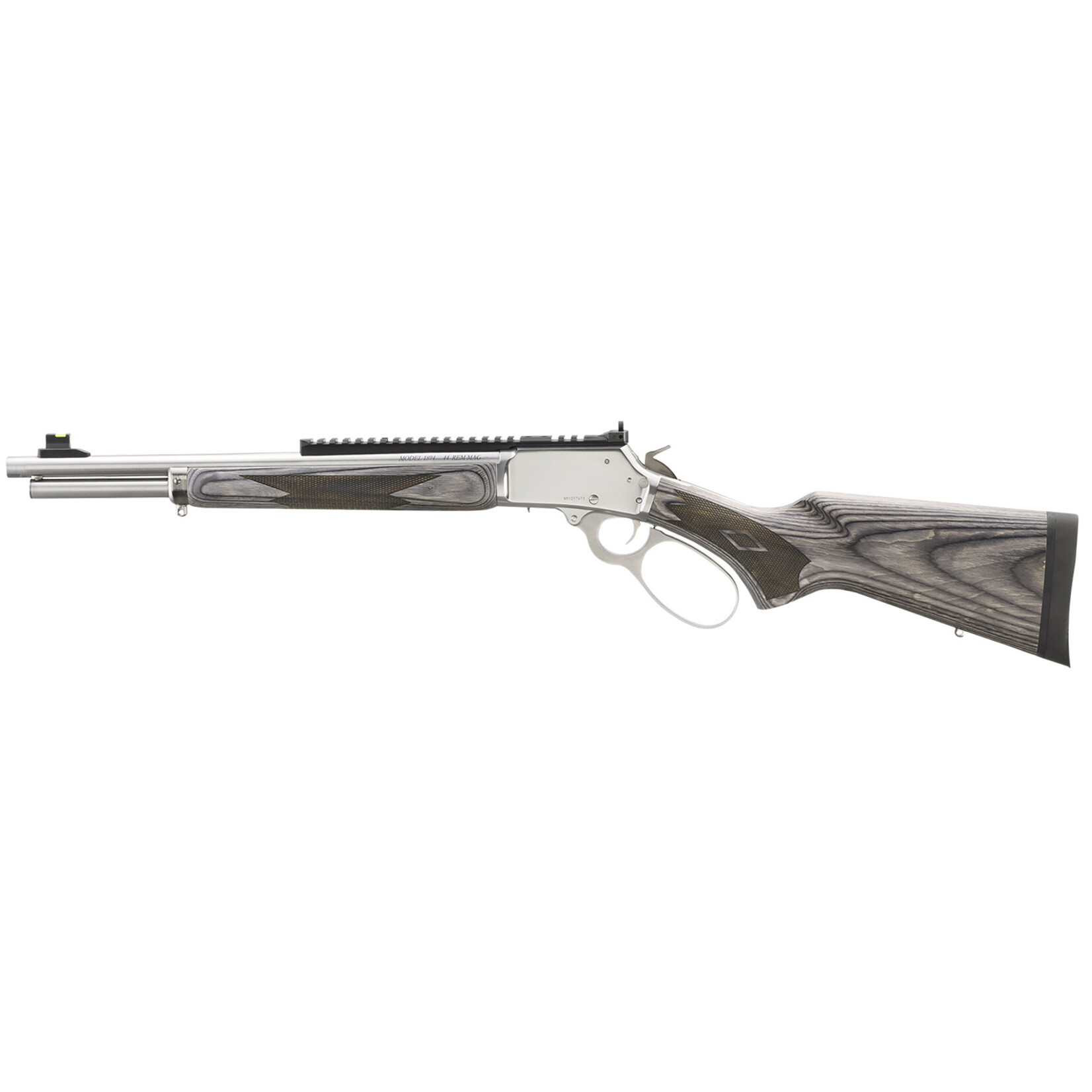 Marlin Marlin 1894 SBL 357 Mag 8+1 16.10" Stainless Polished Threaded Barrel& Picatinny Rail Receiver, Fixed Gray Laminate Stock