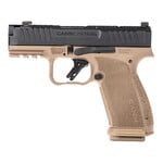 Canik Canik Mete MC9 Prime Sub-Compact Frame 9mm Luger 17+1 3.64" Black Black Steel Serrated Slide, Flat Dark Earth Polymer Frame w/Picatinny Rail, Textured Grip