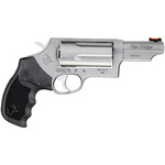 Taurus Taurus Judge Magnum Compact 45 Colt (LC)/410 Mag 5rd, 3" Matte Stainless Steel Barrel, Cylinder & Frame, Black Finger Groove Grip, Exposed Hammer