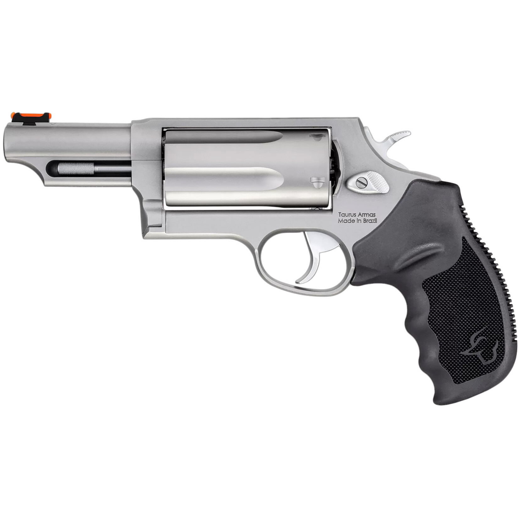 Taurus Taurus Judge Magnum Compact 45 Colt (LC)/410 Mag 5rd, 3" Matte Stainless Steel Barrel, Cylinder & Frame, Black Finger Groove Grip, Exposed Hammer