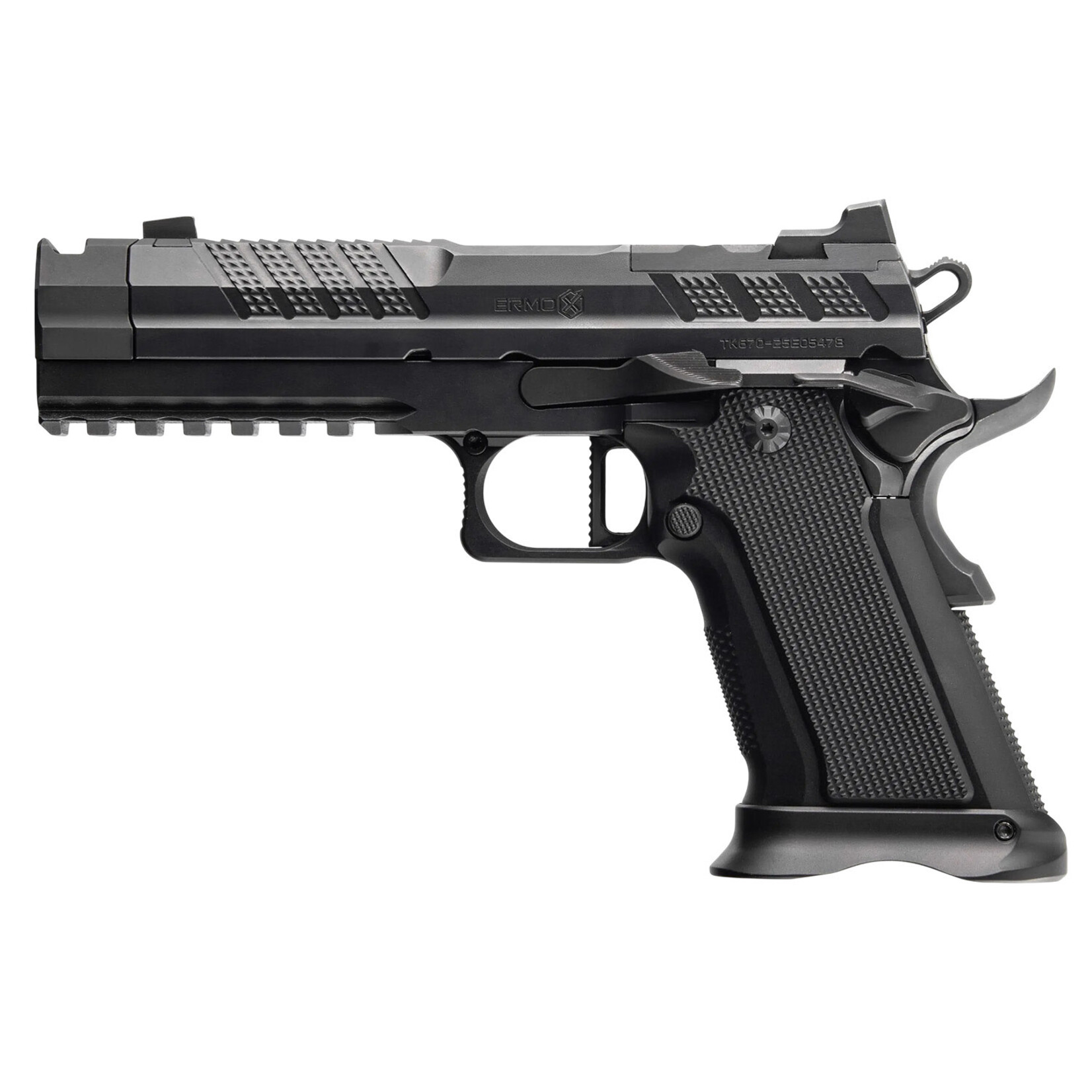 Fusion Firearms Fusion Firearms XP Pro Comp 9mm Luger 17+1 4.60" Black Tennifer Bull Barrel, Black Steel Optic Cut/Serrated Slide, Black Steel Frame w/Beavertail & Picatinny Rail, Black Aluminum Grip, RMR/RMRSc Footprint
