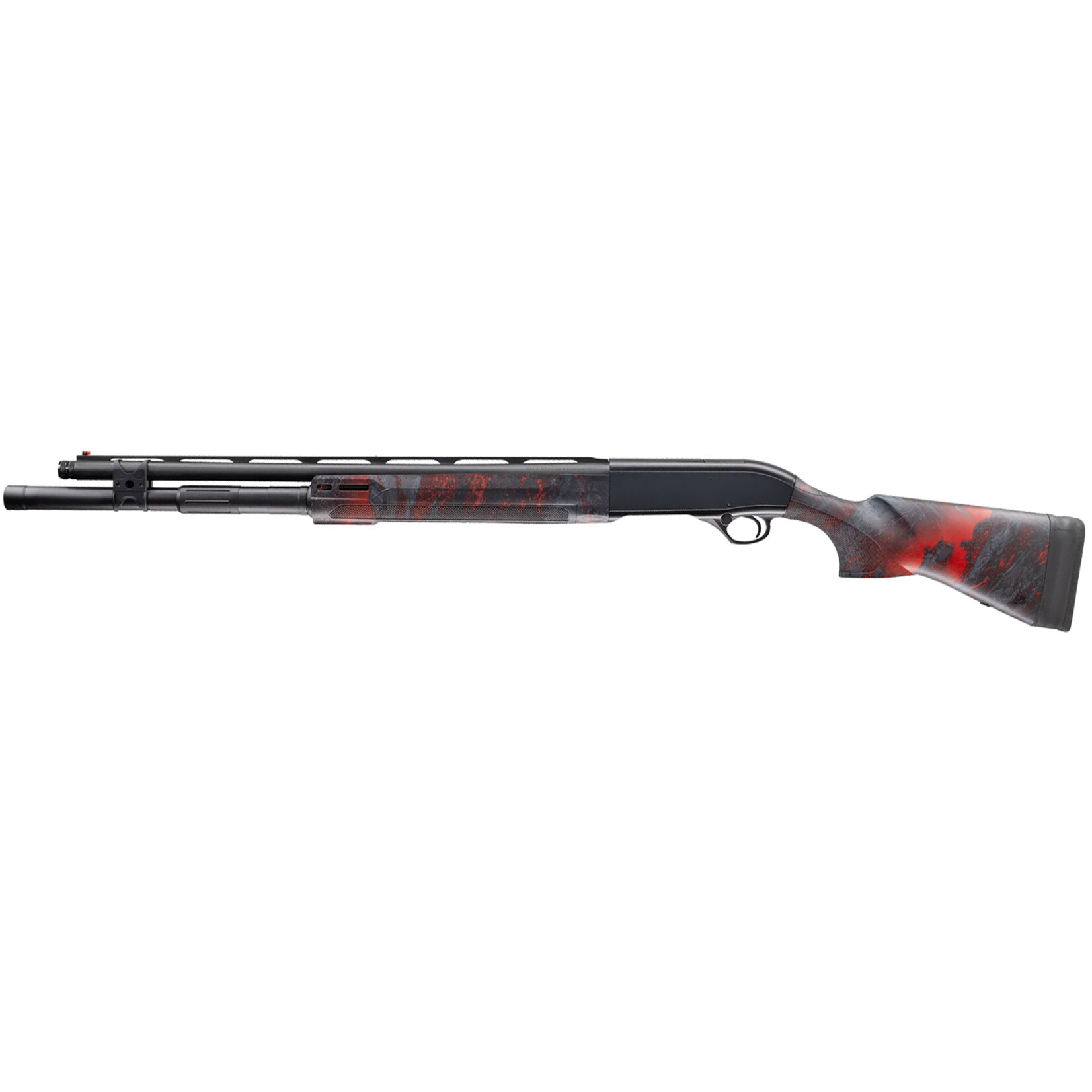 Beretta Beretta USA A300 Ultima Competition 12 Gauge Semi-Auto 3" 10+1 24" Black Over/Under Vent Rib Barrel, Black Aluminum Receiver, Kick-Off Realtree Lava Fire Camo Synthetic Stock, Right Hand