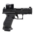 Walther Arms Walther Arms PDP Pro w/Optic Compact Frame 9mm Luger 18+1 4" Black Steel Barrel, Black Optic Ready/Serrated Steel Slide, Black Polymer Frame w/Picatinny Rail, Interchangeable Backstrap Grip, Aimpoint Acro P-2 Red Dot