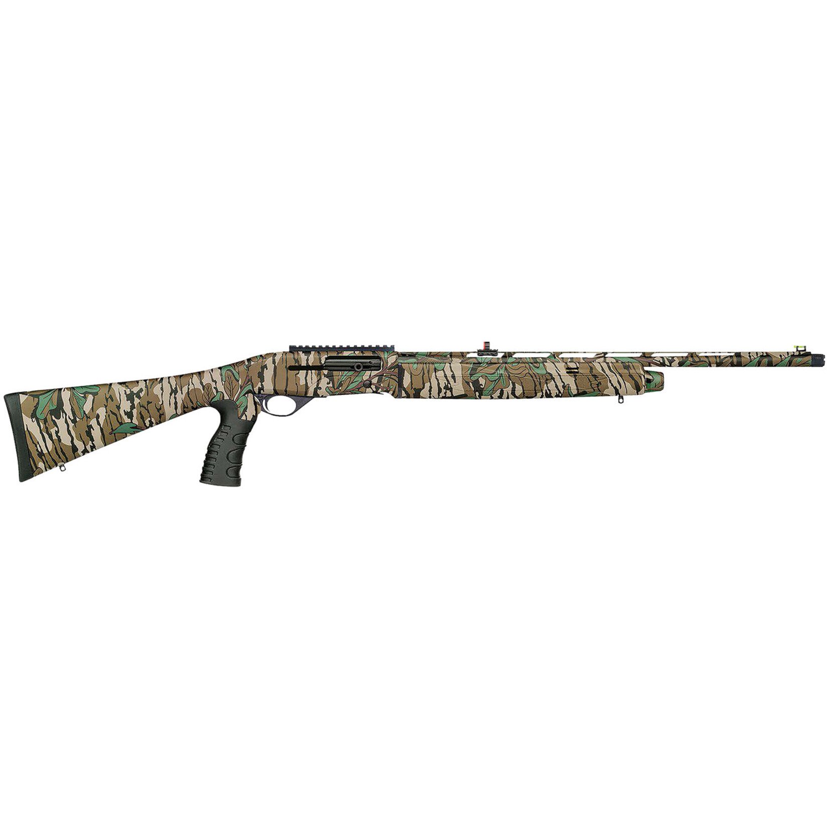 Mossberg Mossberg SA-410 Tactical 410 Gauge Semi-Auto 3" 4+1 22" Mossy Oak Greenleaf Vent Rib Barrel, Mossy Oak Greenleaf Picatinny Rail Receiver, Fixed w/Pistol Grip Synthetic Stock