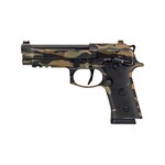 Beretta Beretta USA 92XI Combat Full Size Frame 9mm Luger 18+1 4.70" Black Inox Steel Barrel, Vietnam Tiger Stripe Camo Cerakote Serrated Steel Slide & Steel Frame w/Beavertail & Picatinny Rail, Black Textured Grip, Ambidextrous