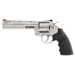 Colt Colt Mfg Grizzly 357 Mag 6 Shot 6" Stainless Ported Vent Rib Barrel, Stainless Unfluted Cylinder, Stainless Stainless Steel Frame, Black Hogue Overmolded Grip, Exposed Hammer