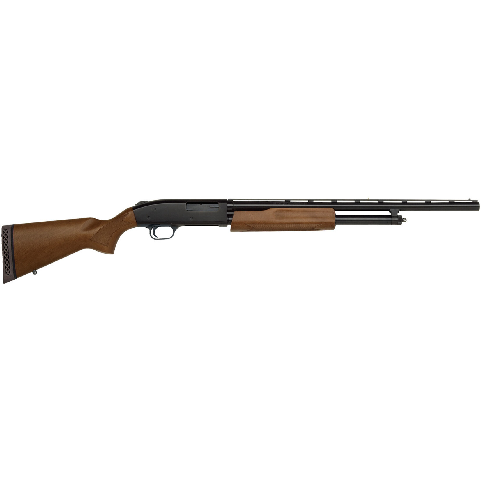 Mossberg Mossberg 500 Bantam 20 Gauge 5+1 3" 22" Vent Rib Barrel, Blued Metal Finish, Dual Extractors, Hardwood Stock, EZ-Reach Forend, 13" LOP, Includes Accu-Set Chokes (Youth)