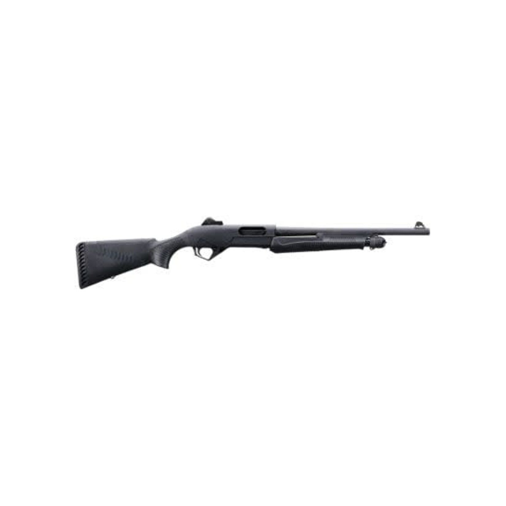 Benelli Benelli Supernova Tactical Black Synthetic	12-Gauge	18" ComforTech Right Handed	Fixed Cylinder 2-3/4", 3", 3-1/2"	4+1 Ghost-ring Pump