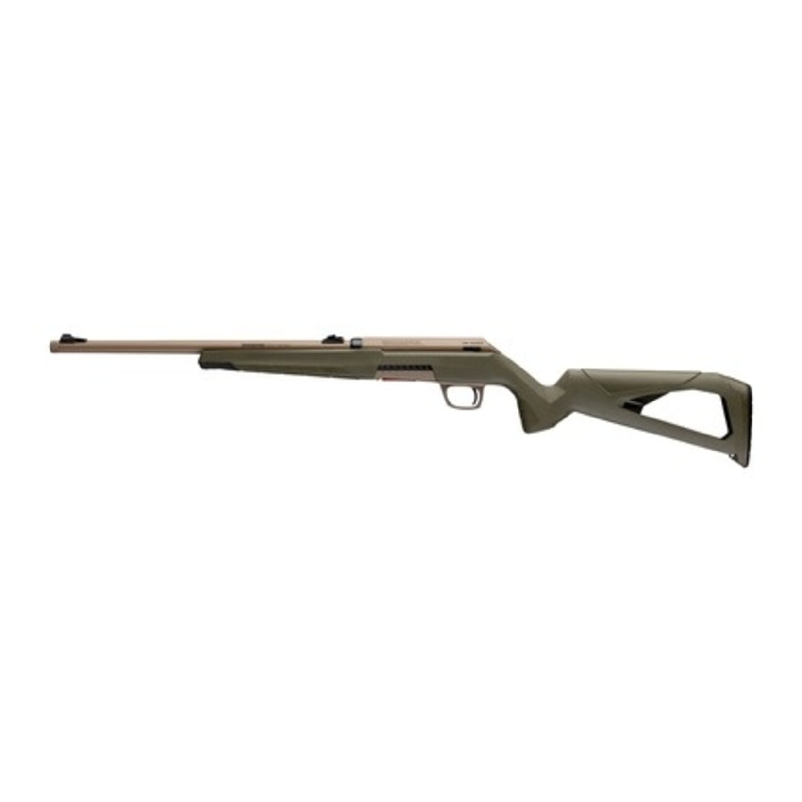 Winchester Winchester Repeating Arms Xpert 22 LR 10+1 16.50" Flat Dark Earth Cerakote Threaded Barrel, Flat Dark Earth Cerakote Steel Drilled & Tapped Receiver, OD Green Thumbhole Polymer Stock