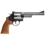 Smith & Wesson Smith & Wesson Model 29 Classic N-Frame 44 S&W Spl/44 Rem Mag 6 Shot 6.50" Blued Carbon Steel Barrel, Cylinder & Frame, Wood Grip, Exposed Hammer