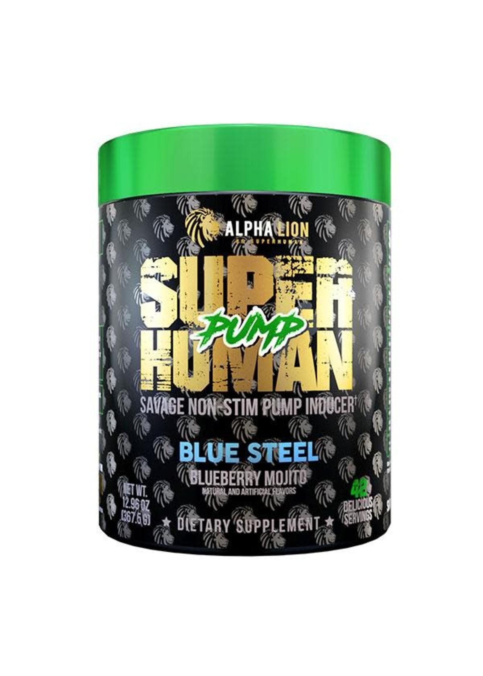 Alpha Lion SuperHuman Pump Stim Free PreWorkout Growth
