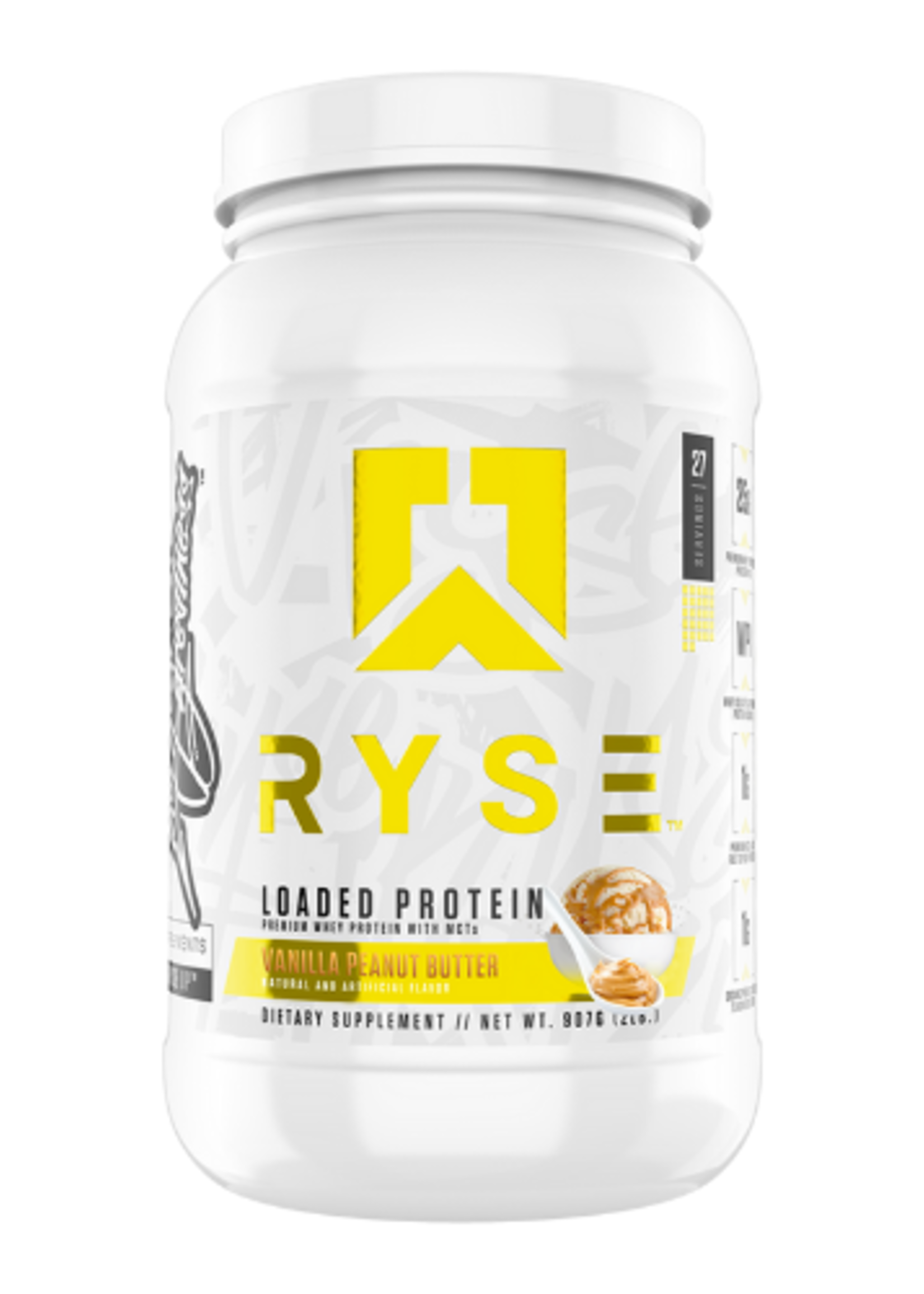 Ryse Loaded Protein Powder, Cinnamon Toast Flavor, 20 Servings