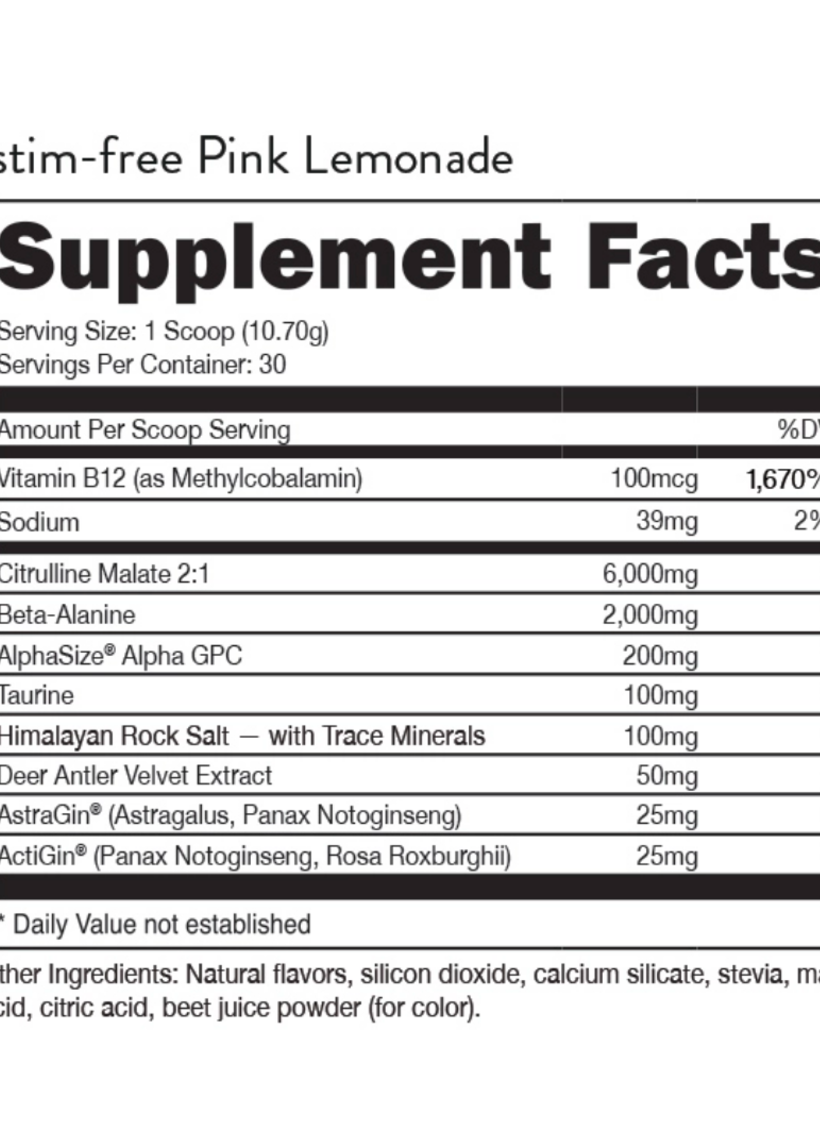 Bucked Up Bucked Up Non-Stim Pre-Workout