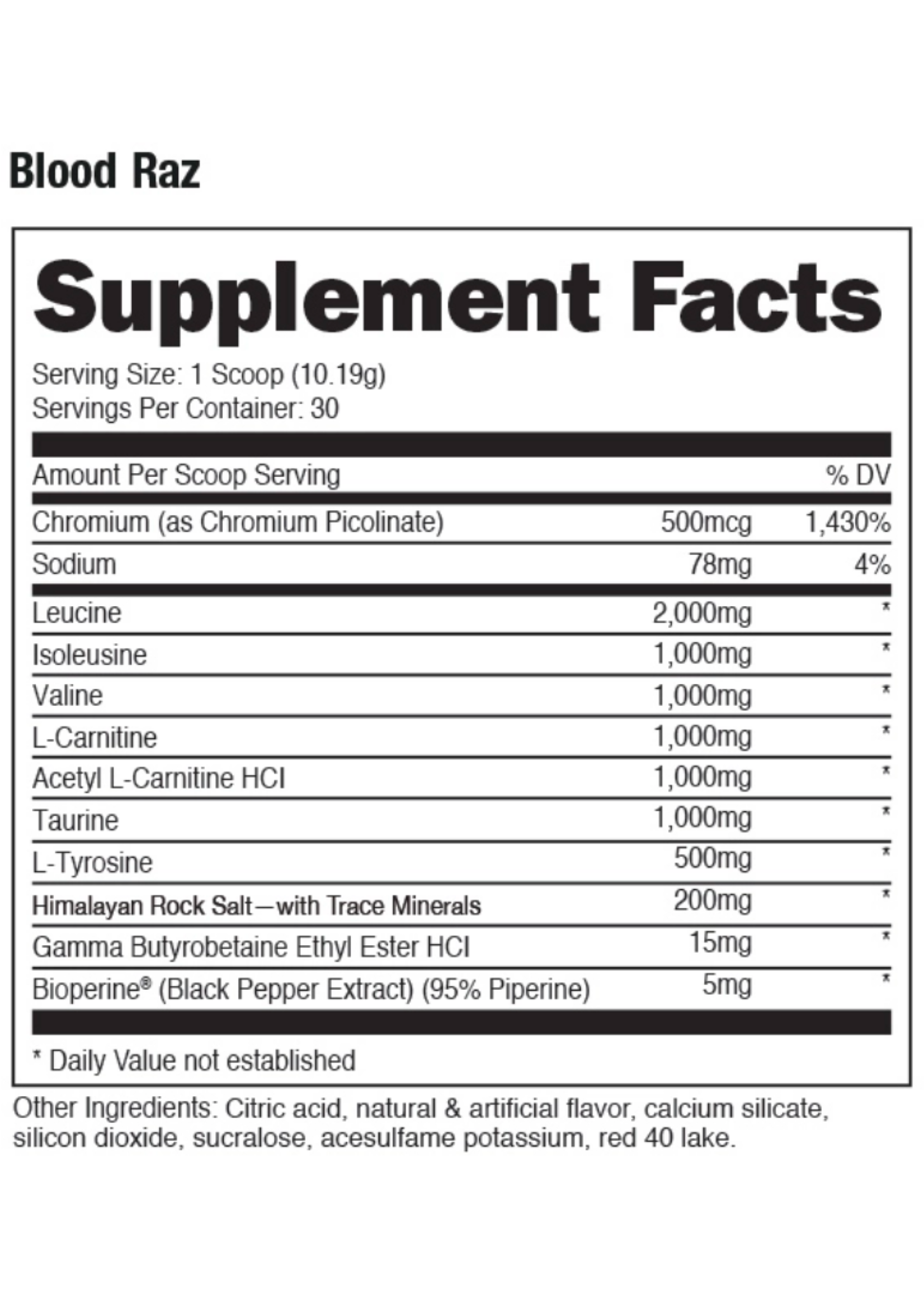 Bucked Up Bucked Up Racked BCAA