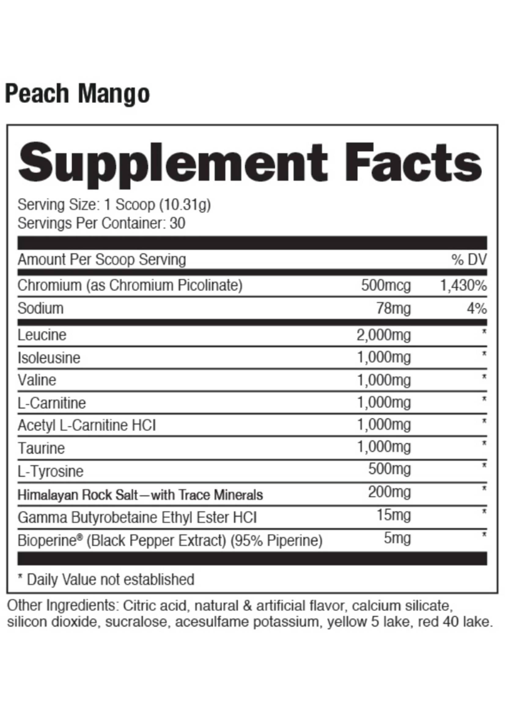 Bucked Up Bucked Up Racked BCAA
