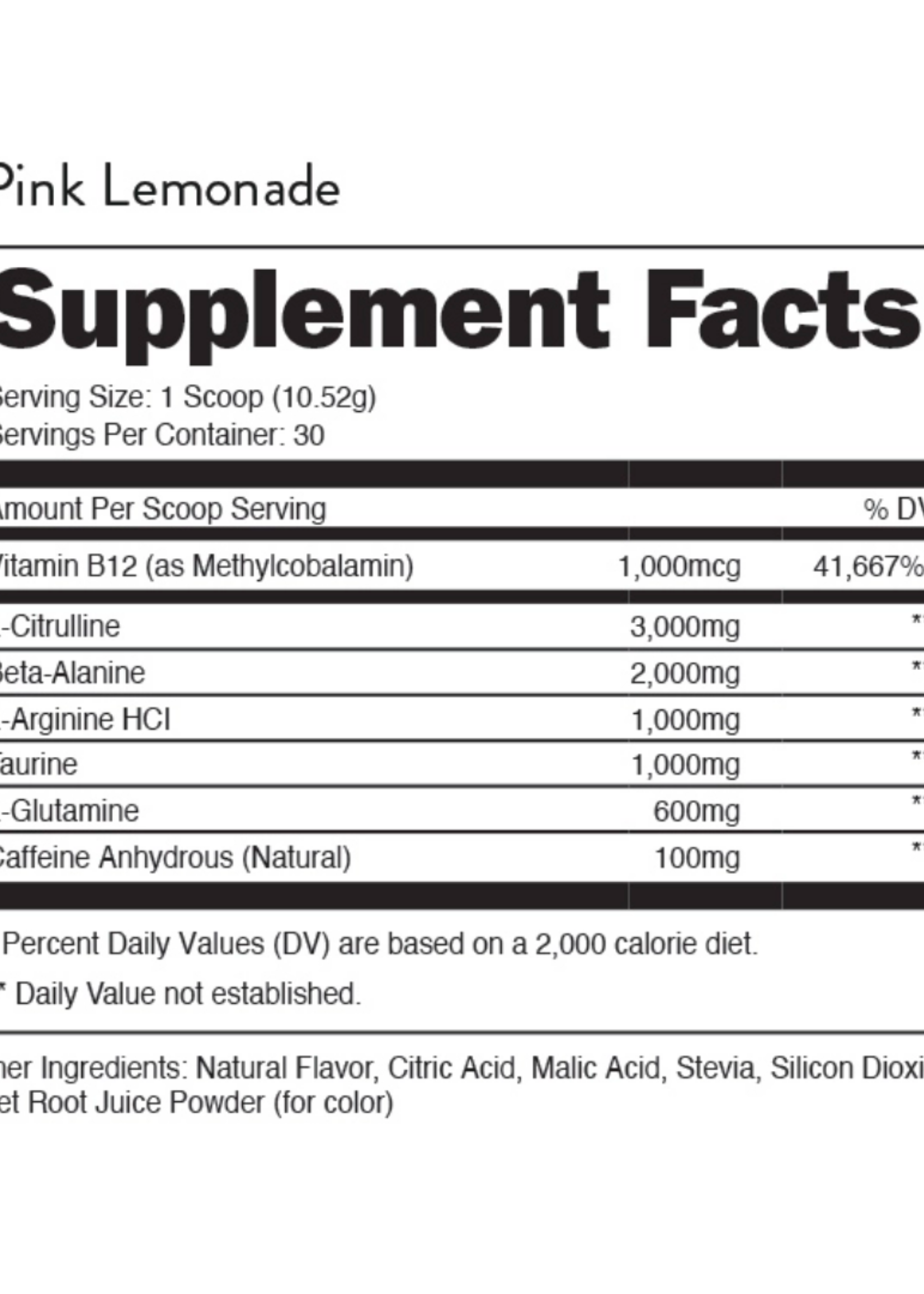 Bucked Up Bumped Up Low Stim Pre-Workout
